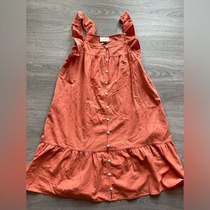 Coral Tank Dress